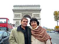 Roza et Agzam Valeev à Paris