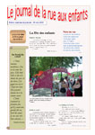 Couverture du Journal de la rue aux enfants, 1re édition, 2 mai 2005